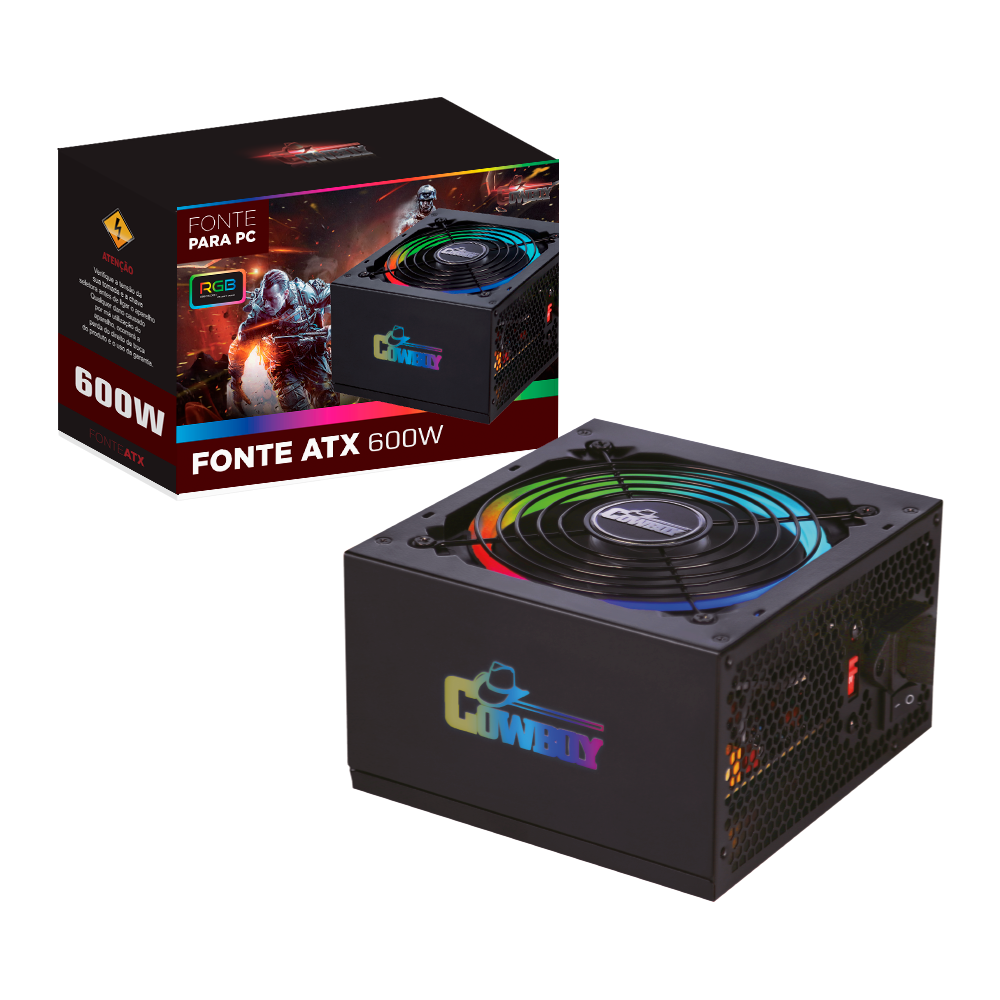 FONTE ATX 600W 535 RGB